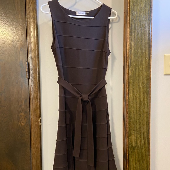 Calvin Klein brown dress - Picture 1 of 1